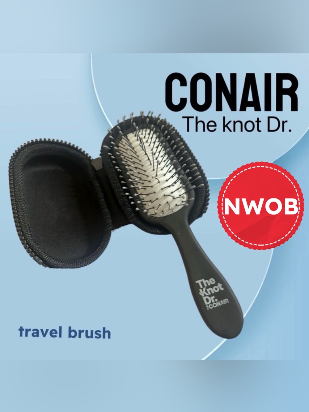 🇺🇸🆕NWOB CONAIR | Travel | Useful The Knot Dr. Wet and dry detangler brush